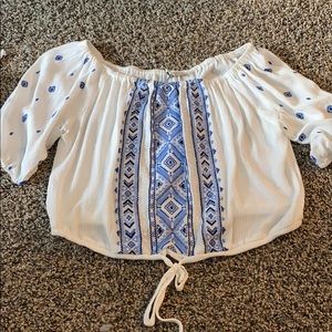 Off the shoulder top